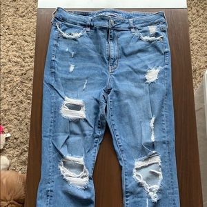 Lightly worn American Eagle High rise jegging crop